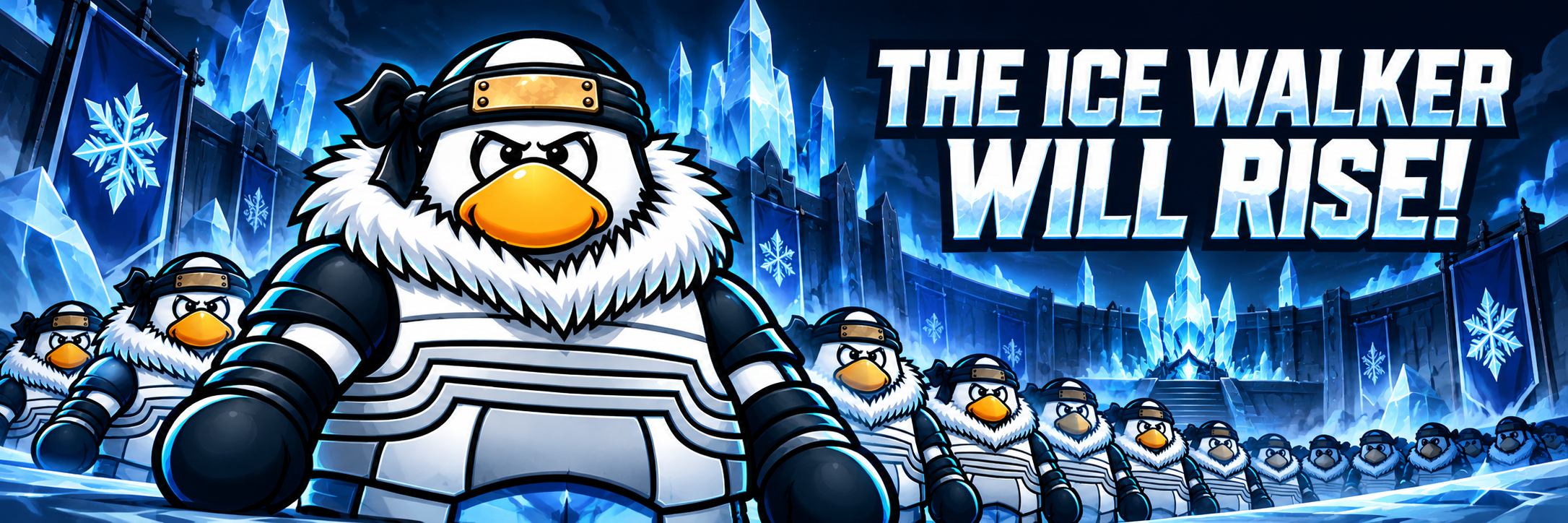 The Icewalkker army in formation. The Ice Walker Will Rise!